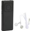 Septpenta Lettore MP3, Scheda di Memoria 64G Leggero Musica Lossless Decodifica Lossless Lettore Musicale Portatile Piccolo, Segnale Stabile Qualità Del Suono Meravigliosa per Studenti Viaggi(Nero)