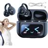 Generic Auricolari Touch Screen, auricolari intelligenti,Clip wireless intelligente su cuffia - Terbiurni sportivi impermeabili AI Translation Earbelling Buds per le avventure all'aperto
