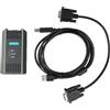 Kivivaka Cavo adattatore di programmazione USB-MPI 6ES7972-0CB20-0XA0 per Siemens S7-200 S7-300 S7-400 PLC, MPI/PPI RS485 supporta 9.6Kbps 19.2Kbps 187.5Kbps e STEP7 V5.5