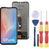 SiuVorZhi Display LCD compatibile con DOOGEE S Punk Display LCD Touch Screen Assembly Riparazione Parti di ricambio con strumenti.
