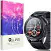 Blueshaweu Pellicola protettiva compatibile con OUKITEL smartwatch uomo BT10 1,43, durezza 9H, pellicola protettiva in vetro temperato [3 pezzi] compatibile con smartwatch OUKITEL BT10 (HD)