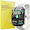 Blueshaweu 6 Pezzi Pellicola Compatibile per OUKITEL smartwatch V2,Pellicola Protettiva Compatibile per OUKITEL V2 smartwatch Sensibile al Tatto,Senza Bolle,HD TPU Film. (TPU)