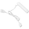 Ausla Staffa di Supporto GPU ARGB, Supporto Regolabile in Alluminio, Design Magnetico Anticedimento, per Schede Grafiche Desktop (Bianco 80mm)
