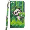 Sunrive Cover Per Oppo RX17 Neo, Custodia con supporto di stand e in Pelle artificiale per carte di credito Portafoglio Flip Chiusura Magnetica Protettiva bumper(Panda 2)