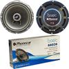 GK SOUND 2 ALTOPARLANTI PHONOCAR BASIC 66026 coassiali 2 vie da 16,50 cm 165 mm 6,5 di diametro da 30 watt rms e 60 watt max 4 ohm 90 db spl auto, a coppia