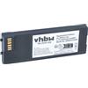 vhbw batteria sostituisce Iridium BAT20801, BAT2081 per smartphone cellulare satellitari (2400mAh, 3,7V, Li-Ion)