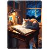 SGKITM Custodia per Amazon Kindle Paperwhite 11ª Generazione 2021 Cover Pelle Silicone Flip 360° Protezione Automatici Svegliati o Sonno Funzione Magnetico Astratto Motivo Cover 6.8 174 x 125 x 8,1 mm (10)