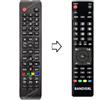 Remote SU4193 Telecomando compatibile per Nordmende ND32N2400M, ND32N2400