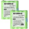 EXTENSILO 2x batteria compatibile con Motorola TLKR T81, T41, T4, T5, T50, T6, T3, T80, T60, T61, T7, T8 radio (800mAh, 4,8V, NiMH)