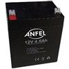 ANFEL Batteria VRLA al piombo 12V 4.5Ah per UPS APC ricaricabile 5Ah alimentazione di emergenza