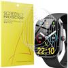 Blueshaweu 6 Pezzi Pellicola Compatibile per ‎‎Kuizil Smartwatch ‎T70, Pellicola Protettiva per T70, Sensibile al Tatto, Senza Bolle, HD Trasparente TPU Film (trasparente)