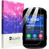 Blueshaweu 3 Pezzi Vetro Temperato Compatibile per Garmin Edge 850/550, Pellicola Protettiva Schermo in Vetro Temperato Alta Risoluzione Compatibile con Garmin Edge 850/550 (Glass, 850)