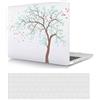 HLAAJJX Custodia Compatibile con Nuovo Macbook Air 13 pollici 2020 2019 2018 con display Retina e Touch ID A1932 A2179 A2337 M1, Case Rigida Protettivo Plastica Copertina & Tastiera Cover, Albero
