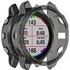 Ruentech Ersat - Custodia protettiva compatibile con Garmin Fenix 6s Pro Saphir Sapphire, in TPU, protezione integrale anti-graffio, colore: Nero