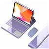 JZCZMCE Custodia con Tastiera per Samsung Galaxy Tab S10 Lite 10.9 2025 (SM-X400/X406), Tastiera Wireless Magnetica Staccabile, Custodia Protettiva Ultrasottile con Mouse Bluetooth,Viola