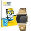 brotect Pellicola Vetro per Casio Retro B640WB | 3 Pezzi Chiara Protezione Schermo Made in Germany Durezza 9H Anti-Graffio Glass Screen Protector