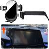 Kacarx Porta Cellulare Auto Per Toyota C-HR accessori [Solo compatibile con Toyota CHR,anni 2016-2023] Rotativo 360°、Funzionamento a una mano、Facile da installare