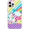 Mixroom - Cover Custodia Per iPhone 13 In Silicone TPU Fantasia UNICORNO ARCOBALENO 279