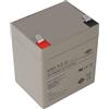 Wing ESH5.2-12 AGM batteria al piombo 12 Volt 5,2 Ah perfetta per illuminazione di sicurezza, impianti UPS e applicazioni di telecomunicazione