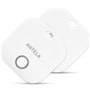 ANTELA Bluetooth Localizzatore - Trova Gli Oggetti Con l'App Intelligente Per chiavi, Portafoglio, Smartphone, Telecomando, 2 Pezzi, fig. reazionario