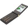 Topiky Senior Flip Phone, Telefono Cellulare a Pulsanti Grandi per Anziani, Dual Screen Mobile Touch Screen da 3,0 Pollici per Scrittura a Mano, Dual SIM, 5900mAh