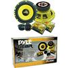 Pyle 1 kit a 2 vie PLG6C diffusori da 6,5 16,5 cm 200 watt rms e 400 watt max impedenza 4 ohm con woofer tweeter e crossover, colore giallo, 1 kit