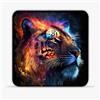 CHTXD Mouse Mat Star Lion (25 x 25) cm 9.84 in) Gaming Mouse Pad Eco-Friendly SU Cloth Mouse Pad Anti-Bacterial Surface Stitched Edges Non-Slip Healthy Use for PC Laptop Mac