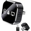 EKSISKIG 3 in1 Wireless Carplay Smart Carplay Mirror Link Android Auto Adapte con WiFi 5GHz e Bluetooth 5.0, connessione veloce e stabile, mini adattatori dal design stabile, con ISO/Android Auto