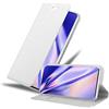 Cadorabo Custodia Libro per Samsung Galaxy NOTE 10 in CLASSY ARGENTO - con Vani di Carte, Funzione Stand e Chiusura Magnetica - Portafoglio Cover Case Wallet Book Etui Protezione