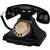 Artisam Telefono fisso retrò, telefono antico con cavo, stile vintage, quadrante rotante anni '30, telefono decorativo per la casa, vecchio stile, telefoni per anziani, telefoni rotanti di base per