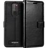 Shantime Custodia Portafoglio in Pelle PU Compatibile con Peaq PSP 500, Cover con Chiusura Magnetica, Tasche per Carte e Funzione Stand (Nero)