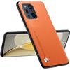 Topme Custodia Compatibile con OPPO Find X3 Pro (6.7) - Protezione Sicura e Elegante - Arancia