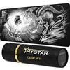 Hystar® Tappetino per mouse da gioco esteso | XXL 91,4 x 40,6 cm | Spessore 5 mm, superficie impermeabile, tessuto in poliestere liscio e base in gomma naturale | Goety