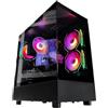 Golook PC Gaming Sapphire 3.0 - Ryzen 5 7600 / 16GB RAM / 1TB NVME M.2 / RX 7600 8GB / B650 / 4 Ventole Raffreddamento a Torre/Wifi e Bluetooth - Computer Fisso