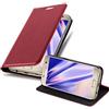 Cadorabo Custodia Libro per Samsung Galaxy S7 in ROSSO MELA - con Vani di Carte, Funzione Stand e Chiusura Magnetica - Portafoglio Cover Case Wallet Book Etui Protezione