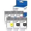 Woungzha Compatibile PFI-102 Cartucce d'inchiostro Sostituzione Canon PFI102 PFI-102 per Canon iPF500, iPF510, iPF600, iPF605, iPF610, iPF700, iPF710, iPF720 Stampante (6 confezioni)