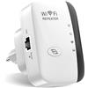POSCA Ripetitore Wifi, Ripetitore Wifi Potente per Casa, 300Mbit/s 2.4GHz WiFi Extender e Amplificatore Segnale Wifi, Porta LAN Supporta Modalità Ripetitore/AP, WLAN Ripetitore, Ripetitore di Segnale WiFi