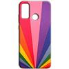 Mixroom - Cover Custodia Back case In TPU Silicone Morbida Per OnePlus Nord N10 5G Fantasia Colori arcobaleno N1118
