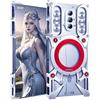 TECSHINE Custodia per Cellulare per Nubia Redmagic 8S Pro, Cover per ZTE Red Magic 8S Pro+, Bordo Metallico del Telefono, Armatura -Argentato
