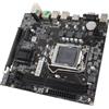 Sxhlseller Scheda Madre Desktop, Supporto Scheda Madre H61 LGA 1155 Dual Channel DDR3 8G, I3/i5/i7 G630/G860 con Alimentazione Trifase, M.2 NVMe NGFF per PC