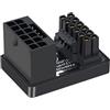 ASHLUYAK Scheda grafica Adattatore di alimentazione GPU 180 gradi U-Turn connettore 12 + 16P a 16P per cavo scheda del telaio del desktop PH316 GPU PCIe5.0 16Pin a 16P U-Turn