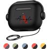 AESTHESTIFY Custodia per auricolari con monogramma con nome personalizzato per AirPods di 4 generazione, 4a generazione 2024 e altre serie di AirPods, custodia con chiusura sicura con lettere personalizzate con
