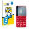 brotect Pellicola Copertura Completa per Panasonic KX-TU155 2 Pezzi - Full-Cover 3D Curvo