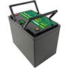 AFTERTECH 12v 72Ah LIFEPO4 PACCO BATTERIA RICARICABILE LITIO FERRO FOSFATO PILA 3000+ CICLI PROFONDI 12,8v 921wh
