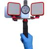Hera Mobile Photography Kit MK 16 v2 - Fotografia dentale intraorale LED luce per smartphone MK016 v2 polarizzazione incrociata set per foto orali