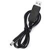 LANMU 1 m USB 5 V DC a DC 9 V 12 V 2.1 mm x 5.5 mm modulo convertitore DC Barrel cavo di alimentazione per presa connettore maschio DC 5V to 12V