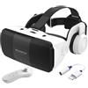 PUCIO 2023 Nuovo Occhiali VR 3D Visore Realtà Virtuale con Cuffie e Controller,Occhiali Virtuali per Giochi e Film,VR Headset Compatibile con Tutti Gli Smartphone da 4,7-7,8,Regali di Natale Particolari (