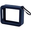 CUCUDAI Custodia in silicone resistente, custodia protettiva per altoparlante JBL GO 2 GO2, blu