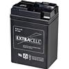 ELCART 1 x BATTERIA RICARICABILE AL PIOMBO 6V 4,0 Ah