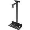 NoneDanGee Supporto PC sotto scrivania, supporto per PC regolabile con fori di raffreddamento per grandi giocatori, PC da parete, risparmio di spazio, capacità di carico 30 kg (nero)
